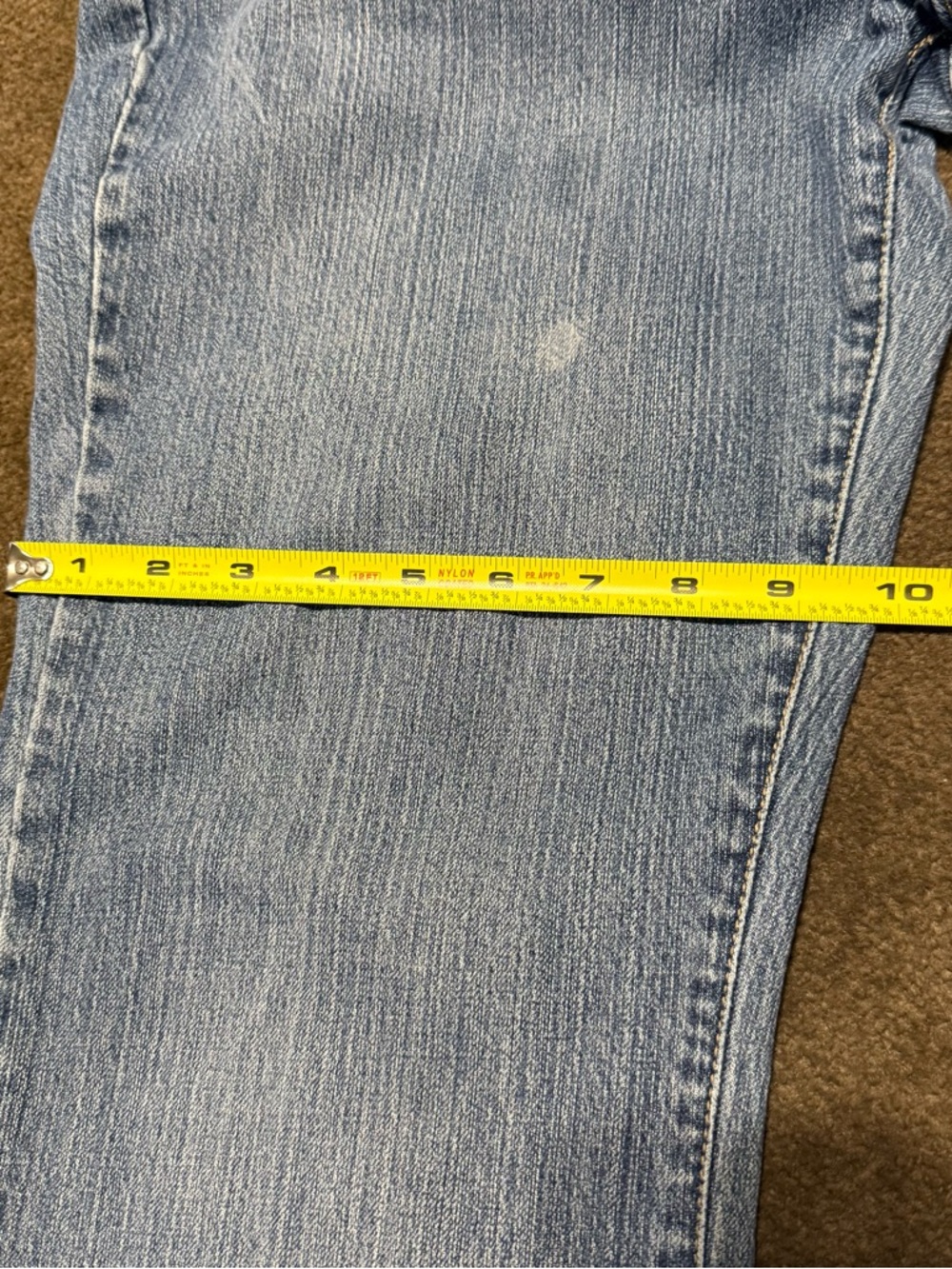 Calvin Klein Light Blue Flare Jeans - Picture 10 of 11